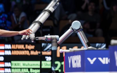 World-class badminton event collaborates with innovative robots