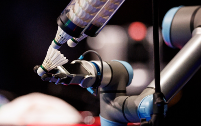 Robots play their part at global badminton tournament